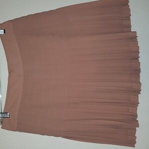 J.Crew Rose Pink Pleated Lattice Skirt